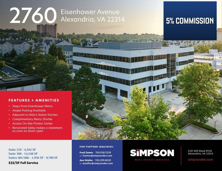 Primary Photo Of 2760 Eisenhower Ave, Alexandria Office For Lease
