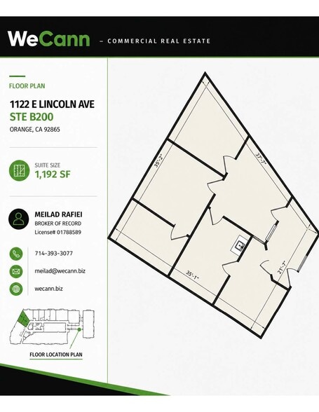 More Photos Of 1122 E Lincoln Ave, Orange Office Residential For Sale