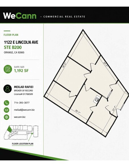 More Photos Of 1122 E Lincoln Ave, Orange Office Residential For Sale