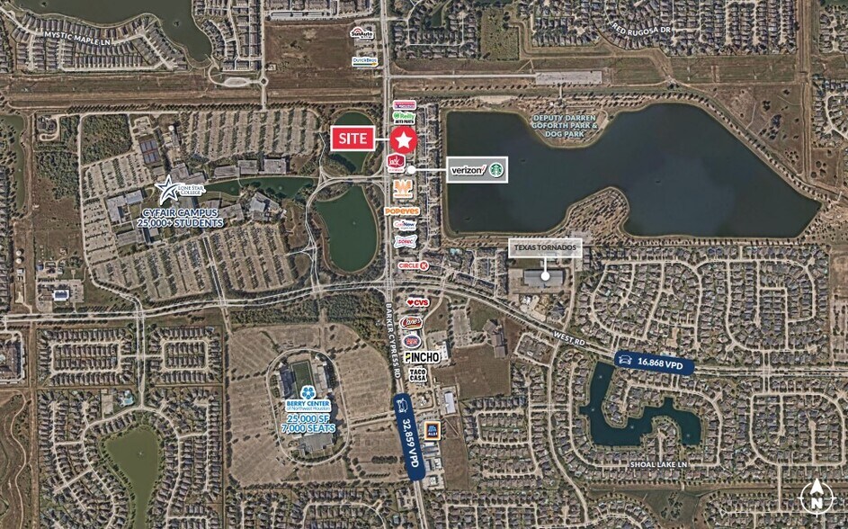 More Photos Of 9320 Barker Cypress Rd, Cypress Restaurant For Lease