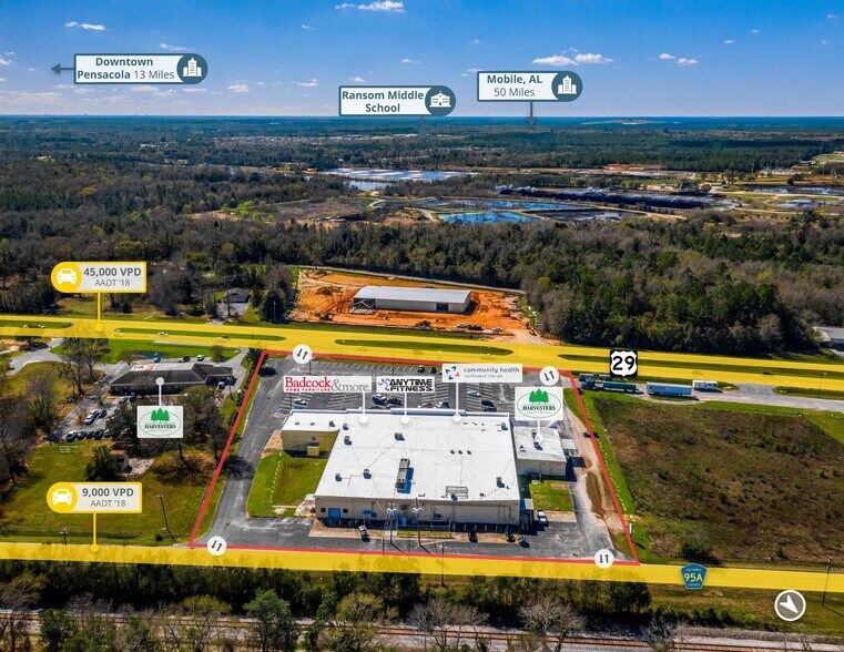 More Photos Of 470 S Highway 29, Cantonment Storefront For Sale