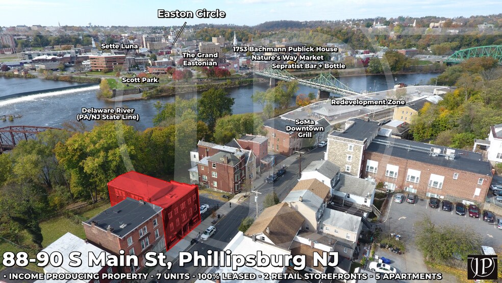 Primary Photo Of 88-90 S Main St, Phillipsburg Storefront Retail Office For Sale