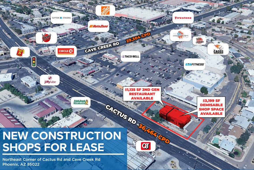 Primary Photo Of 2140 E Cactus Rd, Phoenix Storefront Retail Office For Lease