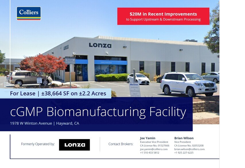 Primary Photo Of 1978 W Winton Ave, Hayward Research And Development For Lease