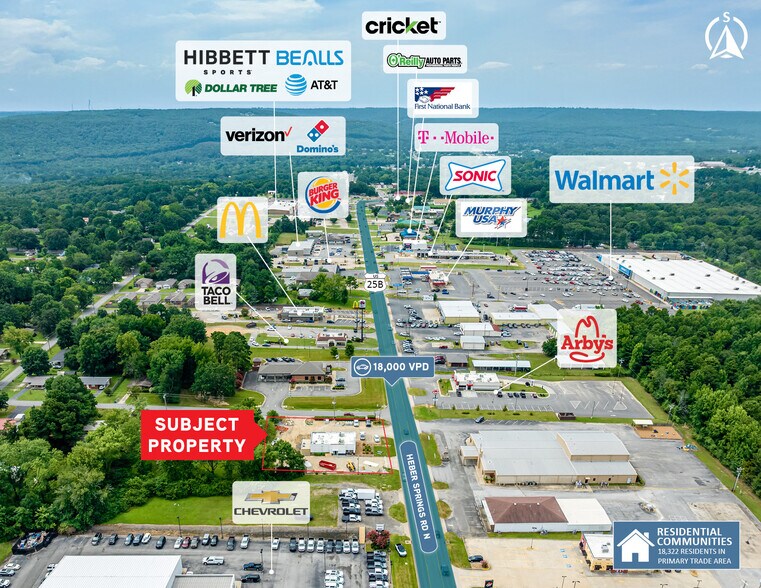 More Photos Of 1715 Highway 25B, Heber Springs Fast Food For Sale