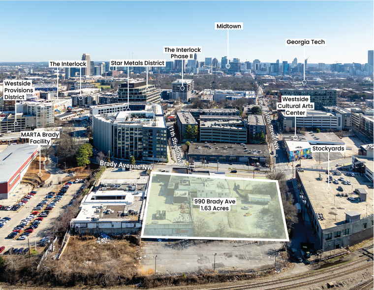 More Photos Of 990 Brady Ave NW, Atlanta Land For Sale