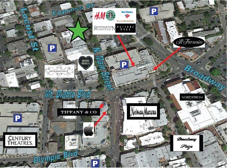 More Photos Of 1373-1375 N Main St, Walnut Creek Storefront For Lease