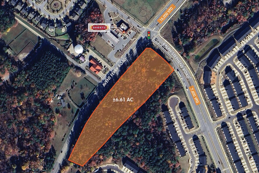 Primary Photo Of 1201-1251 Avent Ferry Rd, Holly Springs Land For Lease