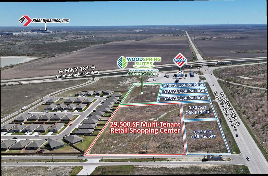 More Photos Of NWC of TX-89 (U.S. 181) & E. Sinton St., Sinton General Retail For Lease