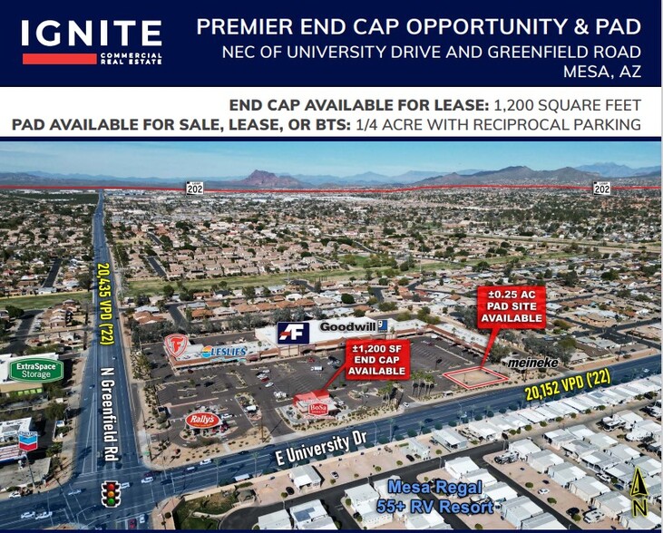 Primary Photo Of University Dr, Mesa Land For Lease