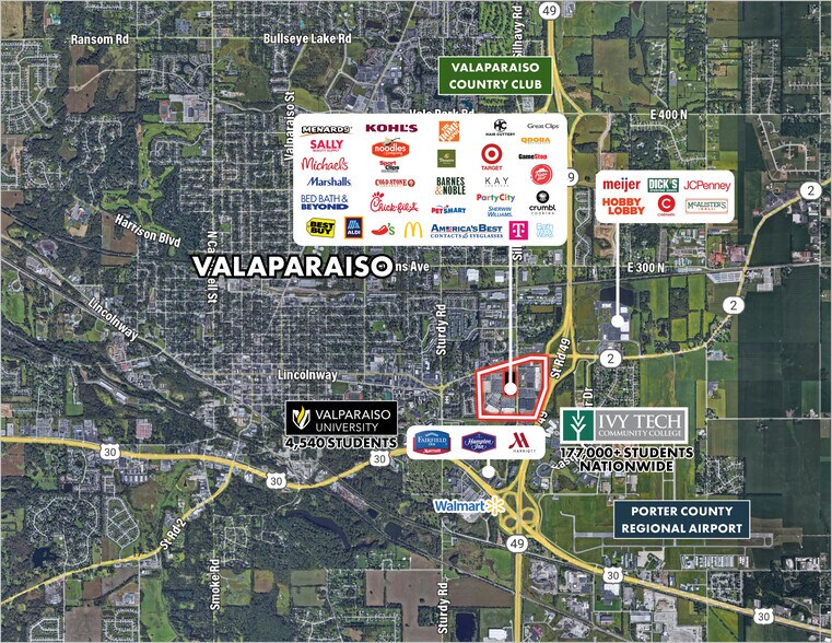 More Photos Of 150 Silhavy Rd, Valparaiso Storefront For Sale