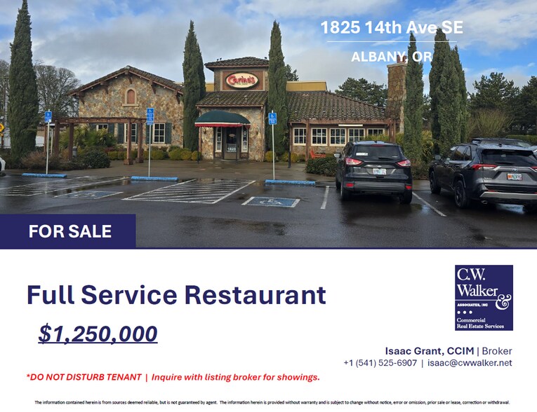 Primary Photo Of 1825 14th Ave SE, Albany Restaurant For Sale