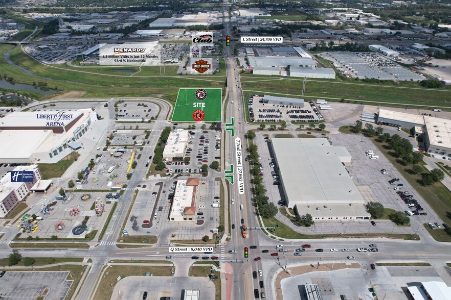 More Photos Of P @ 72nd, Omaha Land For Lease