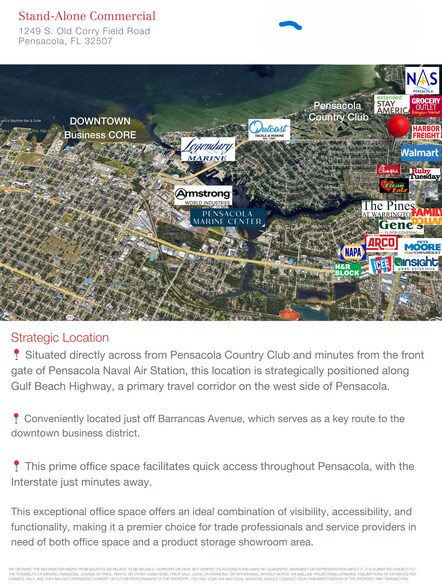 More Photos Of 1249 Old Corry Field Rd, Pensacola Office For Sale