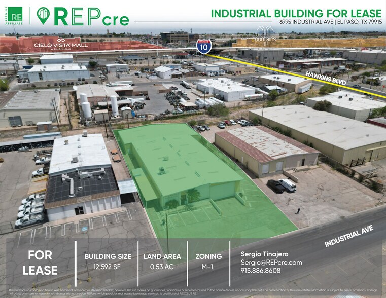 Primary Photo Of 6995 Industrial Ave, El Paso Flex For Lease