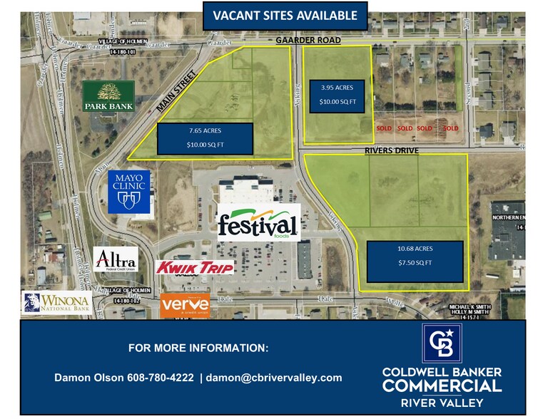 Primary Photo Of 0 South Main, Holmen Land For Sale