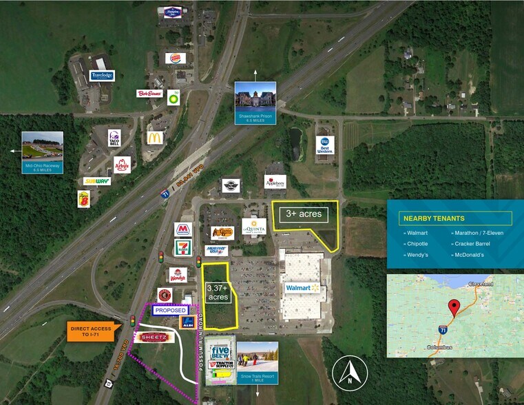 More Photos Of SR 13 & I-71, Mansfield Land For Lease