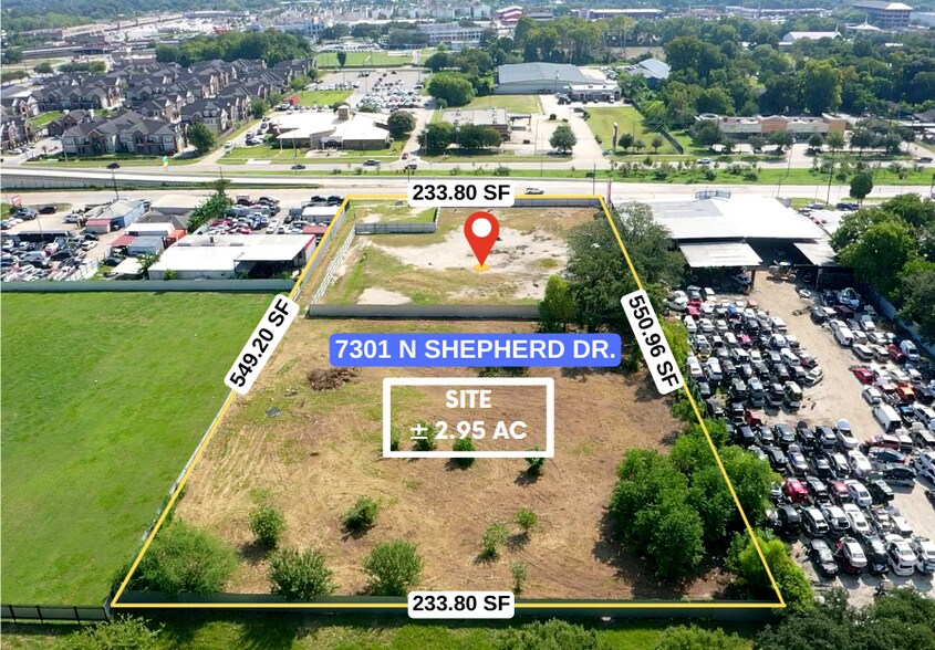 More Photos Of 7301 N Shepherd Dr, Houston Land For Sale
