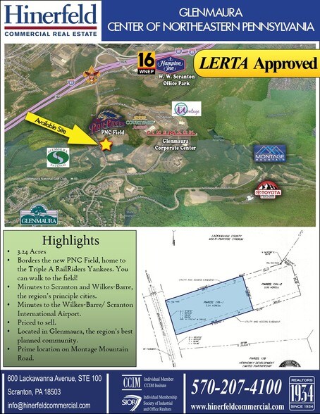 More Photos Of Montage Mountain Rd @ I-81, Moosic Land For Sale