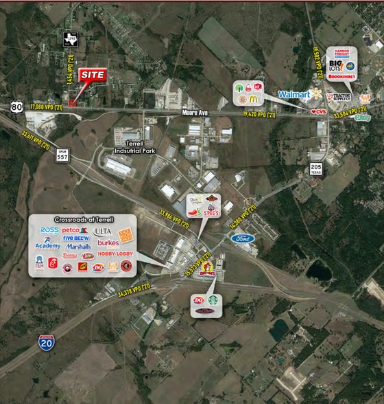 More Photos Of 4986 W US Highway 80, Terrell Land For Sale