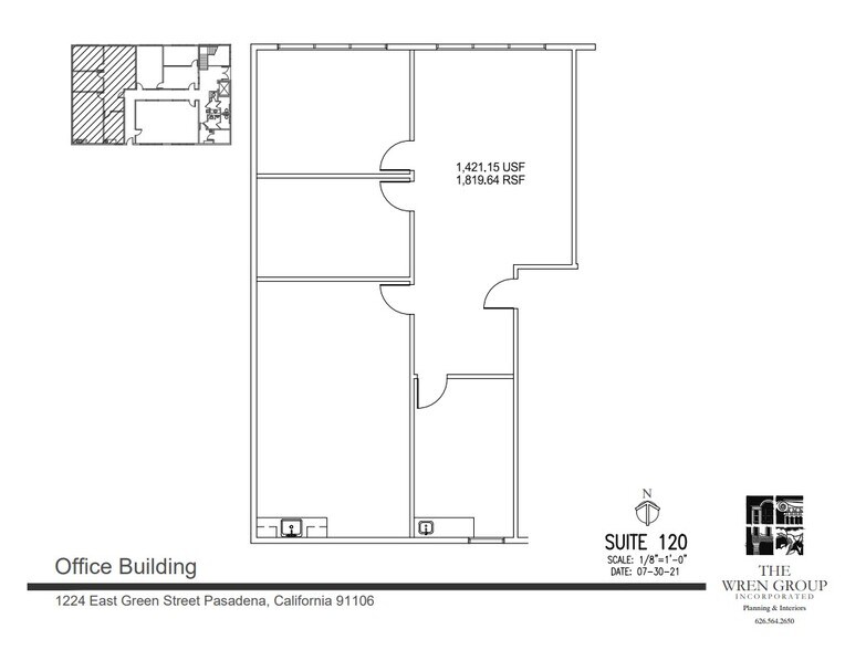 More Photos Of 1224 E Green St, Pasadena Office For Lease