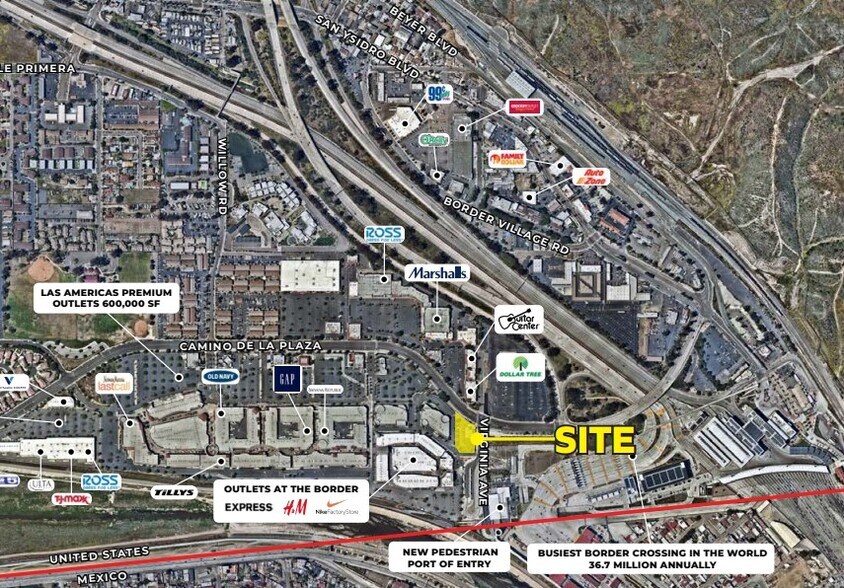 More Photos Of 4575 Camino De La Plaza, San Ysidro General Retail For Lease