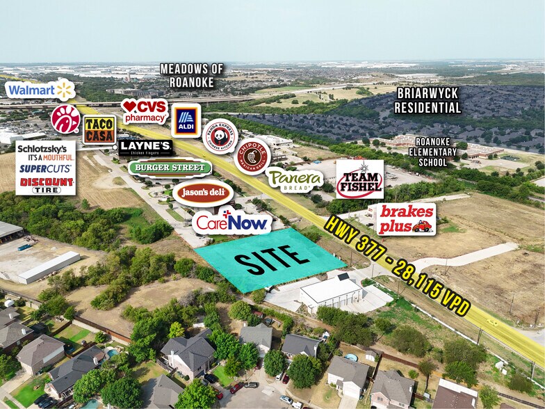 More Photos Of 1550 N Highway 377, Roanoke General Retail For Lease