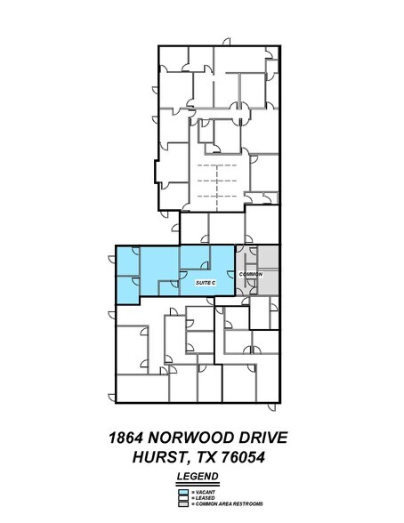 More Photos Of 1864 Norwood Dr, Hurst Office For Lease