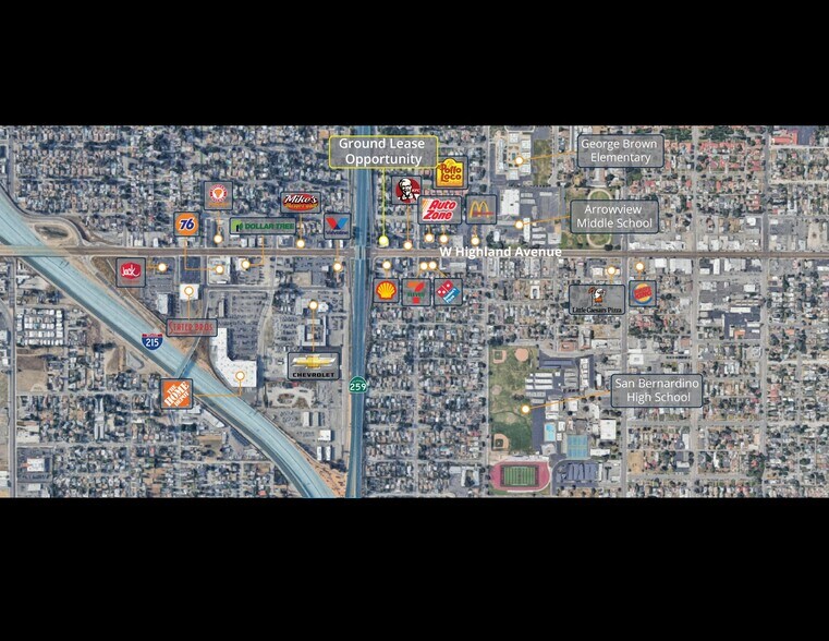 More Photos Of 850 W Highland Ave, San Bernardino Land For Lease