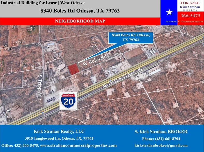 More Photos Of 8340 Boles Rd., Odessa Warehouse For Lease