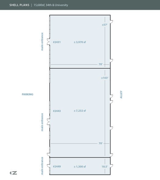 More Photos Of 2431-2449 34th St, Lubbock General Retail For Sale