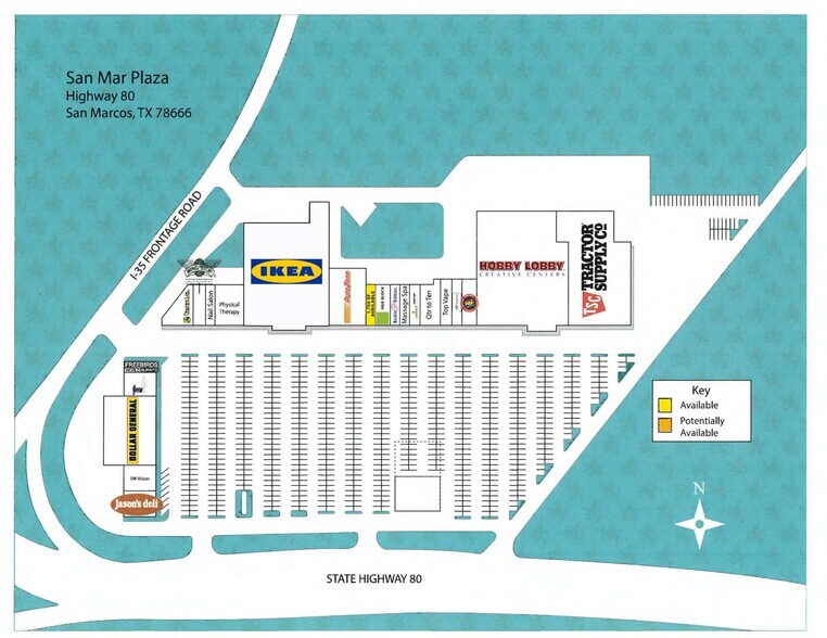 More Photos Of 900-921 SH 80, San Marcos Unknown For Lease
