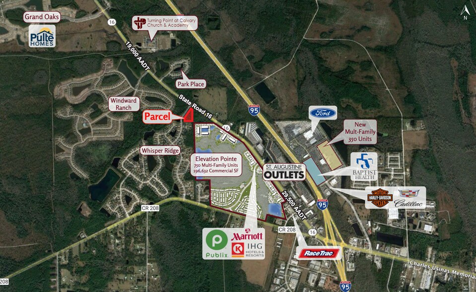 Primary Photo Of State Road 16 @ Whisper Ridge Drive, Saint Augustine Land For Sale