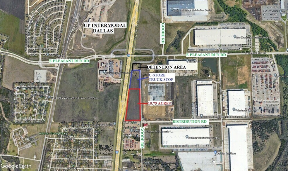Primary Photo Of I-45 @ Pleasant Run Road, Wilmer Land For Sale