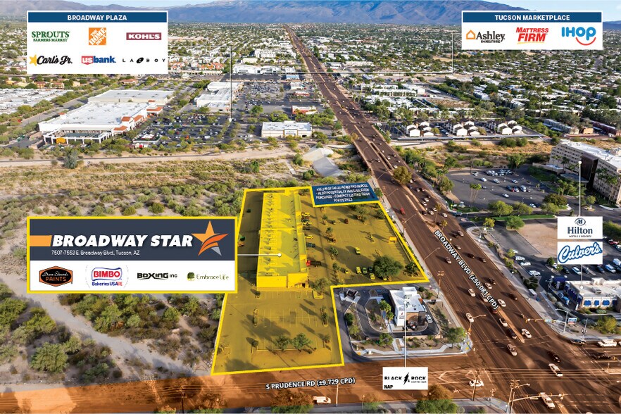 More Photos Of 7507-7575 E Broadway Blvd, Tucson General Retail For Sale