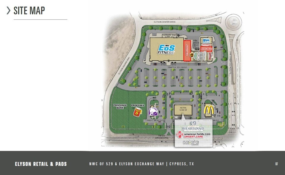 More Photos Of NWC of FM 529 & Elyson Exchange Way, Katy Storefront For Lease