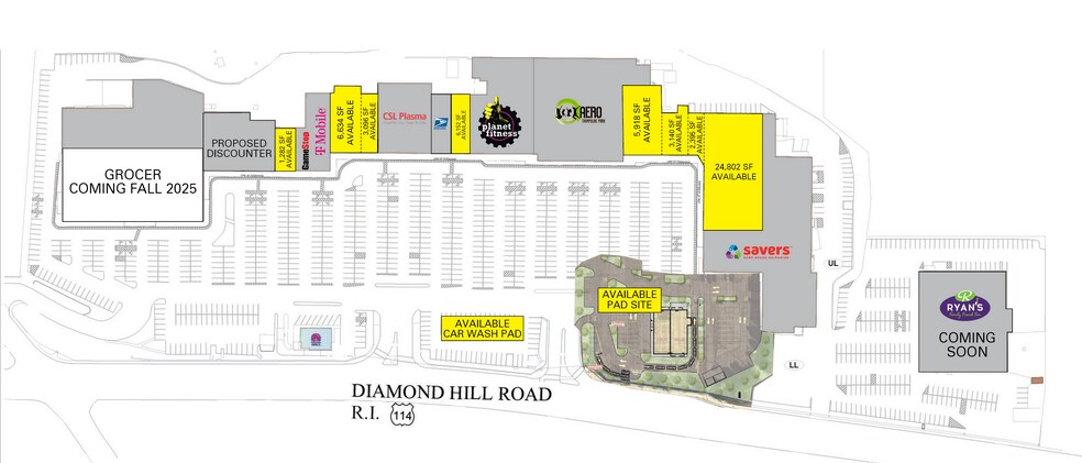 More Photos Of 1500-1666 Diamond Hill Rd, Woonsocket Unknown For Lease