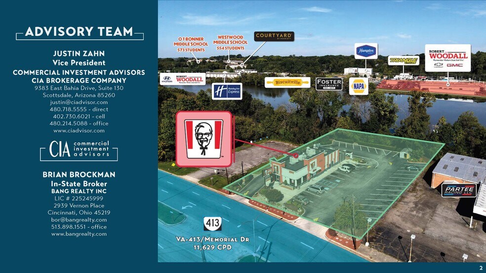 More Photos Of 604 Memorial Dr, Danville Fast Food For Sale