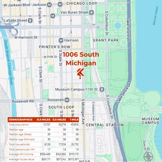 More Photos Of 1006 S Michigan Ave, Chicago Loft Creative Space For Sale