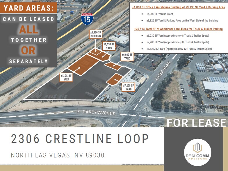 Primary Photo Of 2306 Crestline Loop, North Las Vegas Contractor Storage Yard For Lease