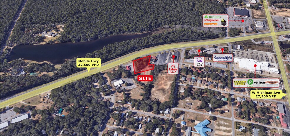 More Photos Of 5400-Blk Mobile Hwy, Pensacola Land For Sale