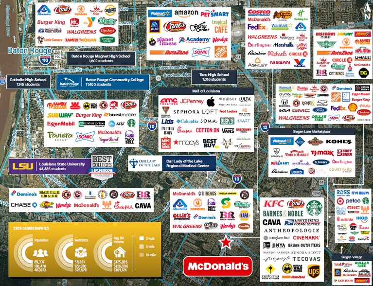More Photos Of 9959 Perkins Rd, Baton Rouge Fast Food For Sale