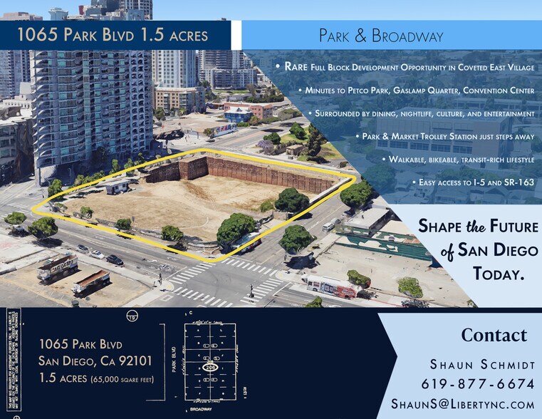 Primary Photo Of Park Blvd, San Diego Land For Sale