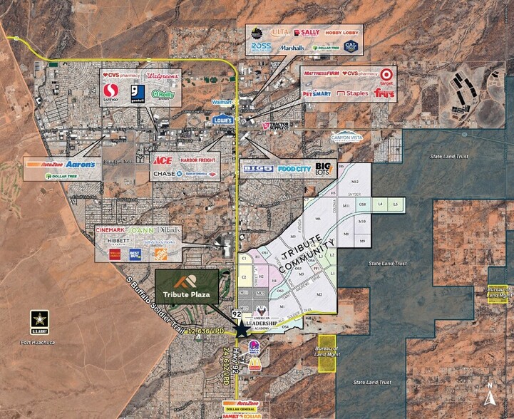 More Photos Of 4400 E Buffalo Soldier Trl, Sierra Vista Storefront For Lease