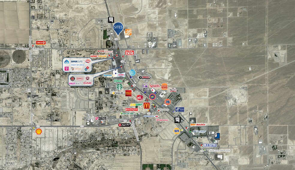 More Photos Of Highway 160 @ Basin Avenue, Pahrump Land For Sale