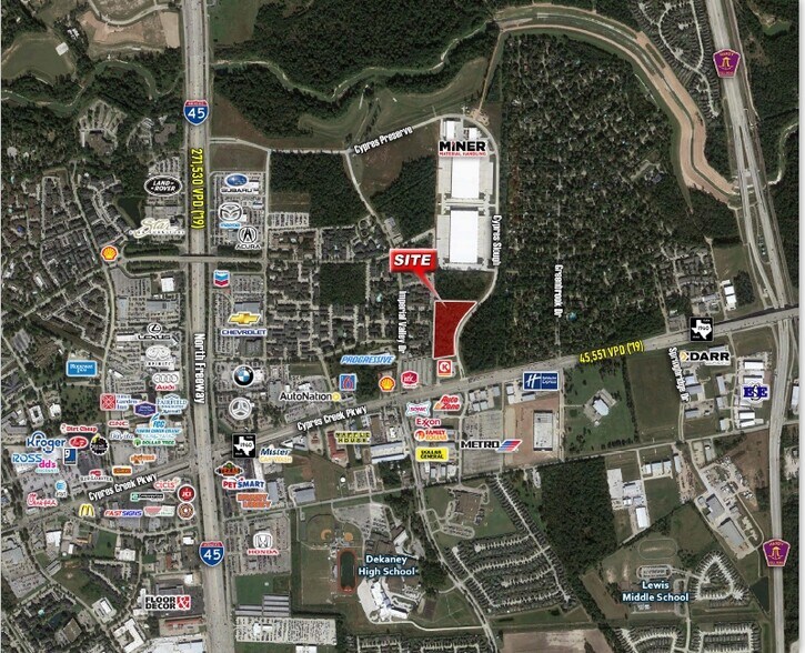 More Photos Of NWQ FM 1960 @ Cypress Slough Dr, Houston Land For Sale