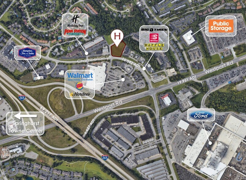 Primary Photo Of 3659 Chamberlain Lane, Louisville Land For Sale