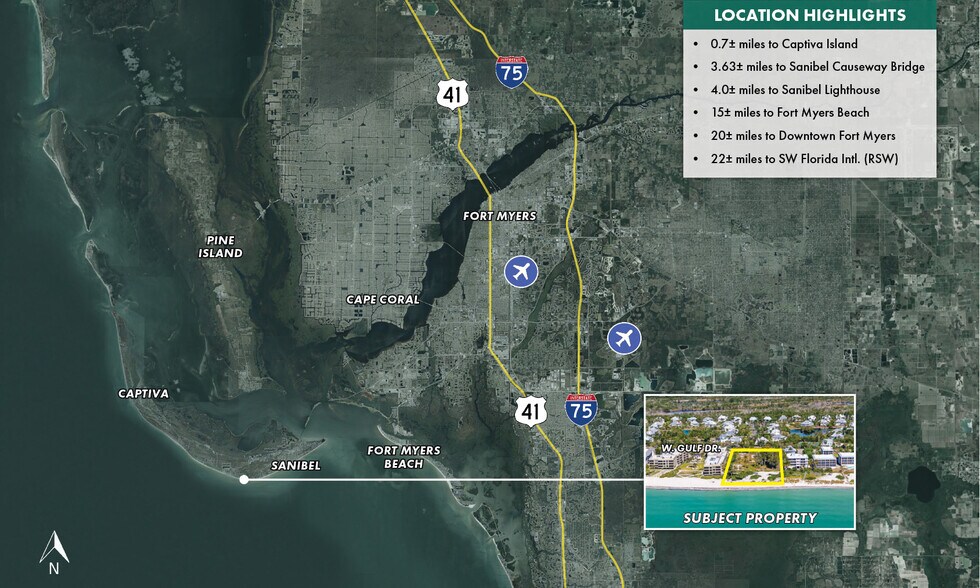 More Photos Of 2667 & 2669 Gulf Dr, Sanibel Land For Sale