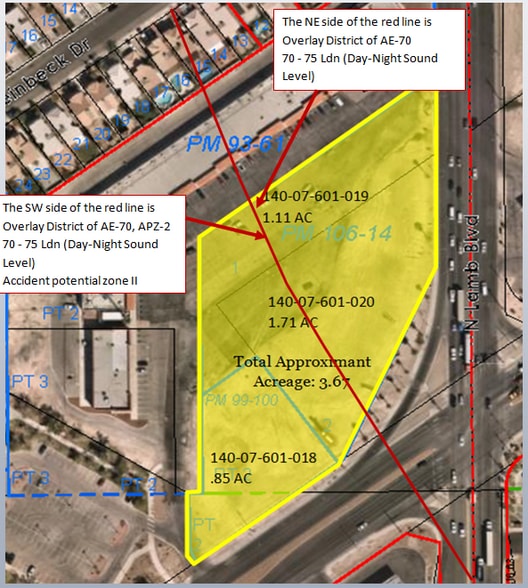 More Photos Of 3619 N. Las Vegas Blvd, Las Vegas Land For Lease