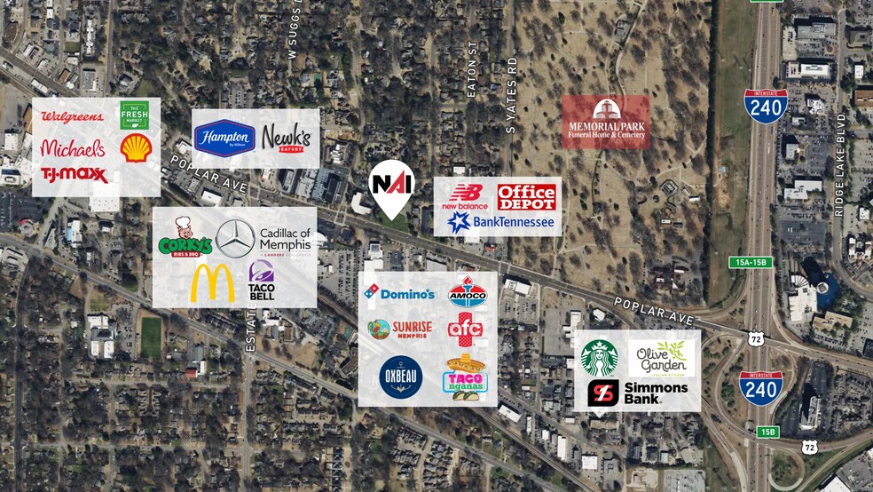 More Photos Of 5450 Poplar Ave, Memphis Land For Sale